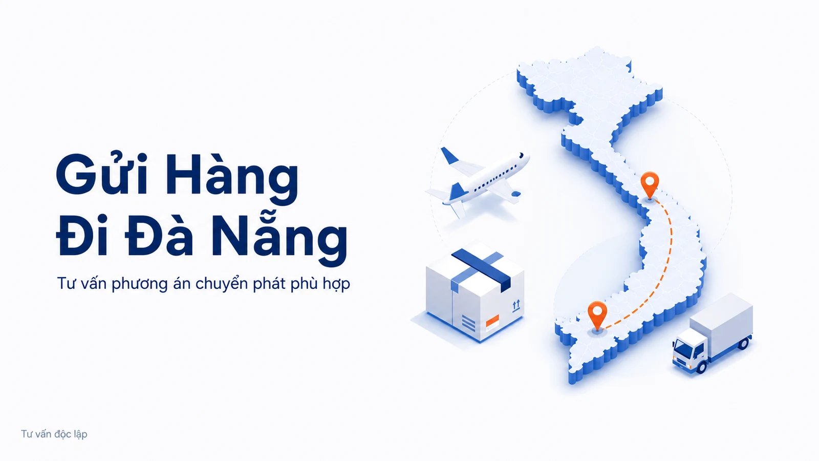 Minh họa tư vấn gửi hàng đi Đà Nẵng hỏa tốc.