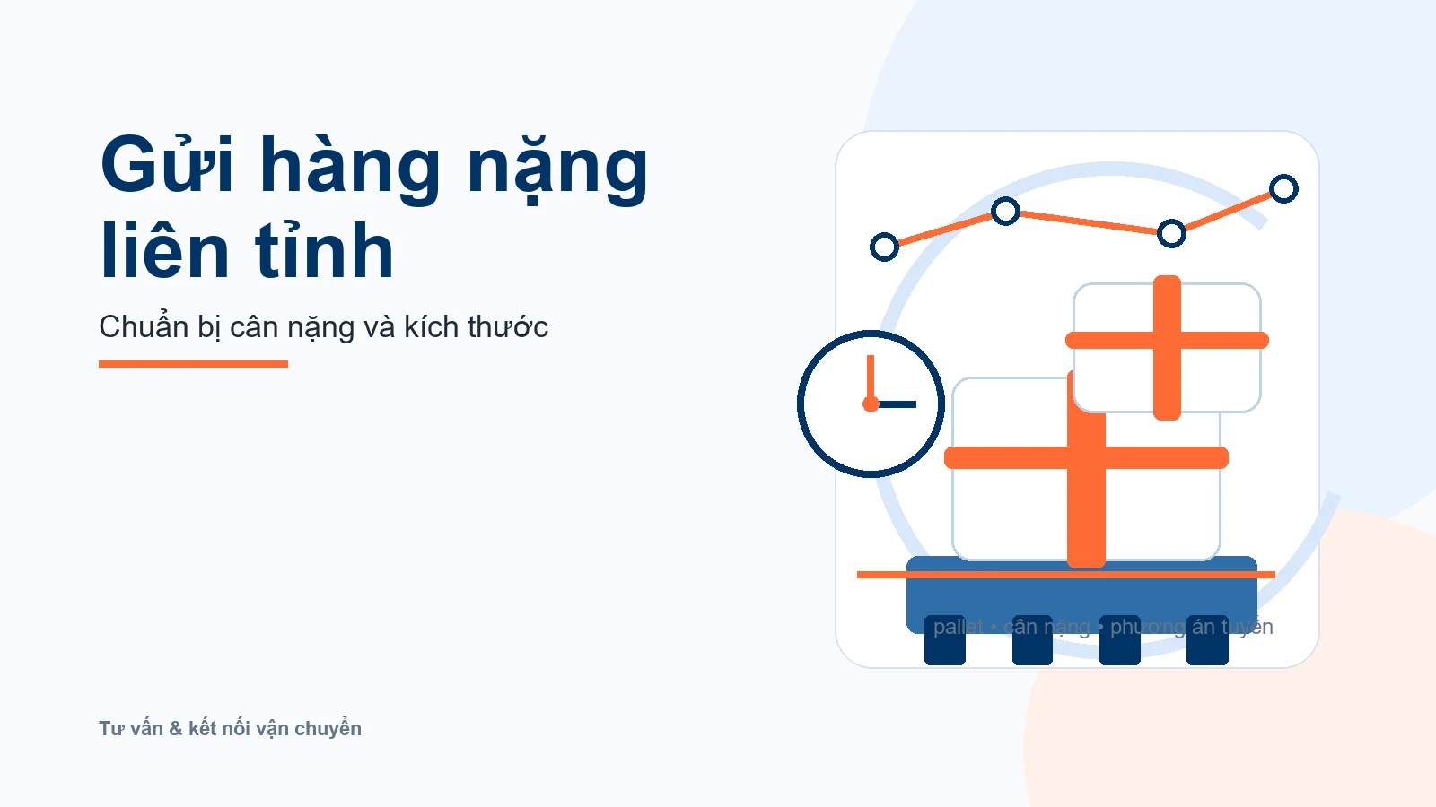Minh họa tư vấn chuẩn bị thông tin khi gửi hàng nặng liên tỉnh.