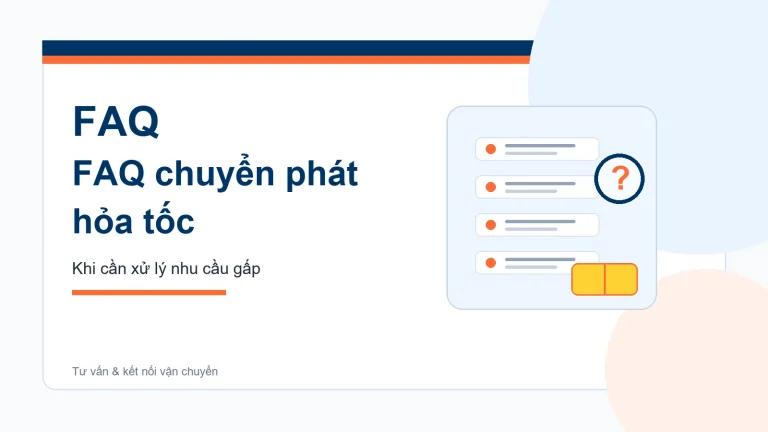 Có nên chọn chuyển phát hỏa tốc khi hàng chưa sẵn sàng?